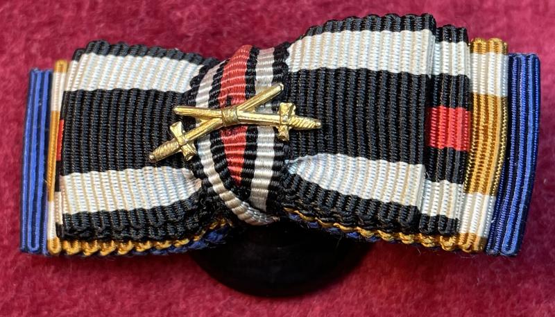 3rd Reich Knopfloch orden mit auflagen (4 medaillen)