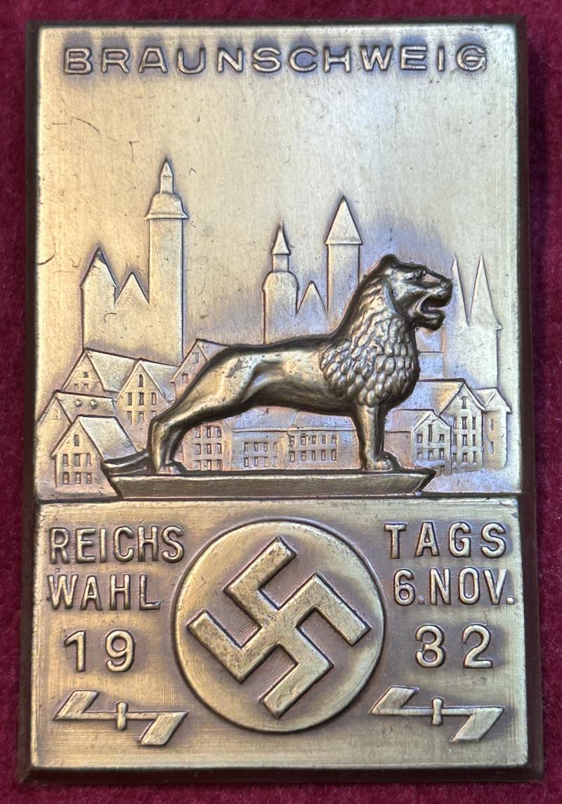 3rd Reich Reichstagswahl 6. November 1932 Braunschweig