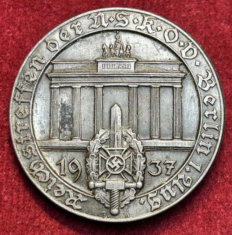 3rd Reich Reichstreffen der NSKOV Berlin 1937