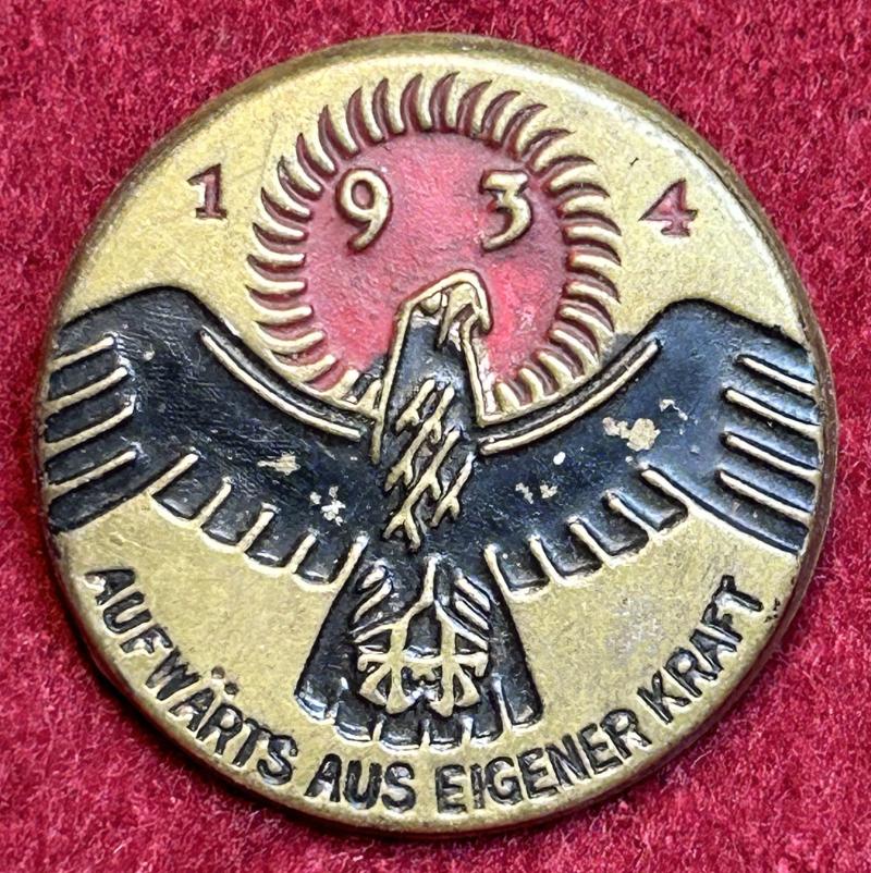 3rd Reich WHW Aufwärts aus eigener Kraft 1934