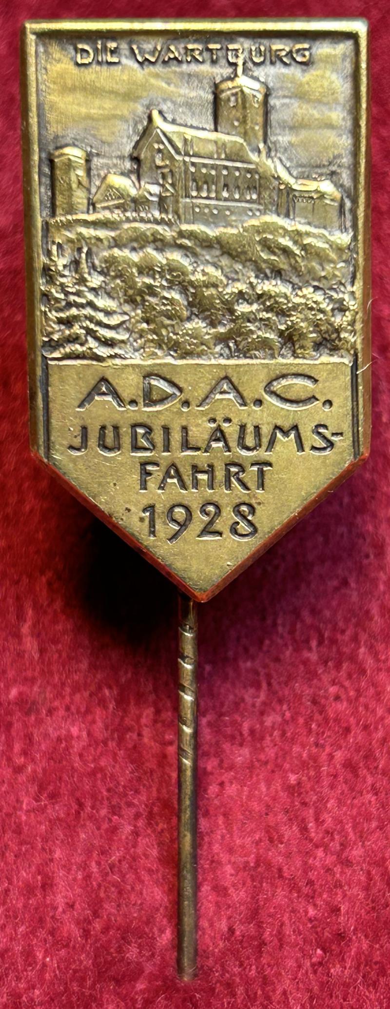Deutsche Reich ADAC Jubiläumsfahrt 1928 Die Wartburg