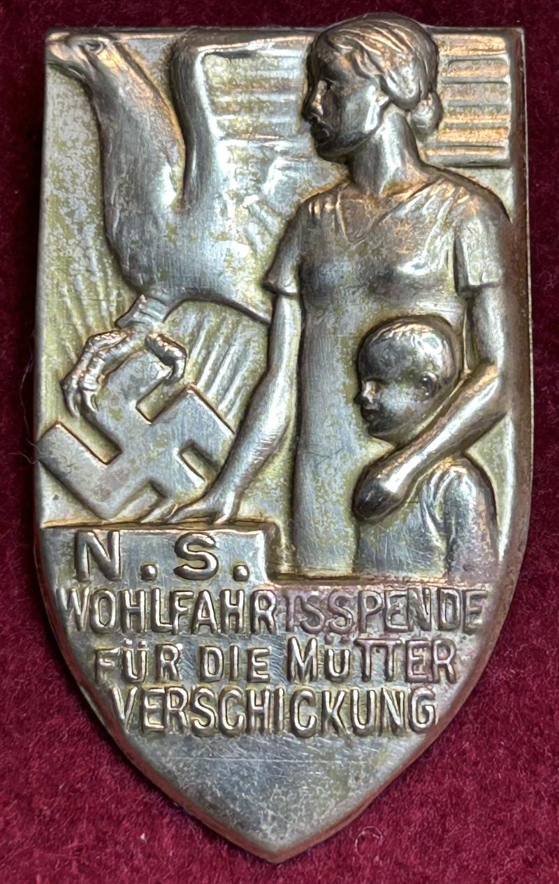 3rd Reich NS Wohlfahrtsspende für die Mütter-verschickung