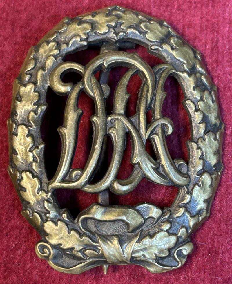 Deutsche Reich DRA Sportabzeichen Bronze (1913-1934) H. Wernstein