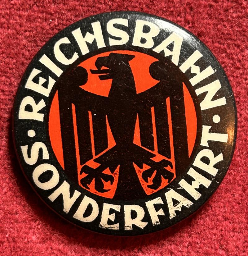 Deutsche Reich Reichsbahn Sonderfahrt abzeichen