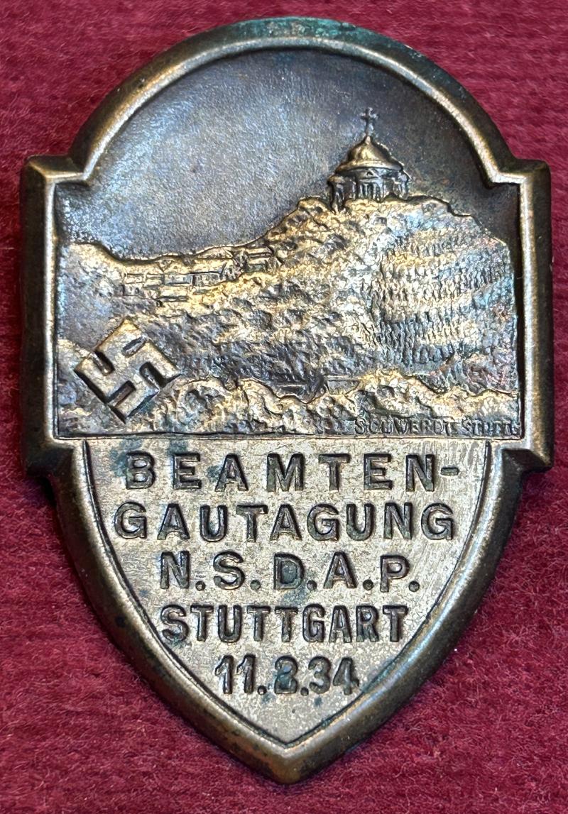 3rd Reich NSDAP - Beamten-Gautagung Stuttgart 11.2.1934