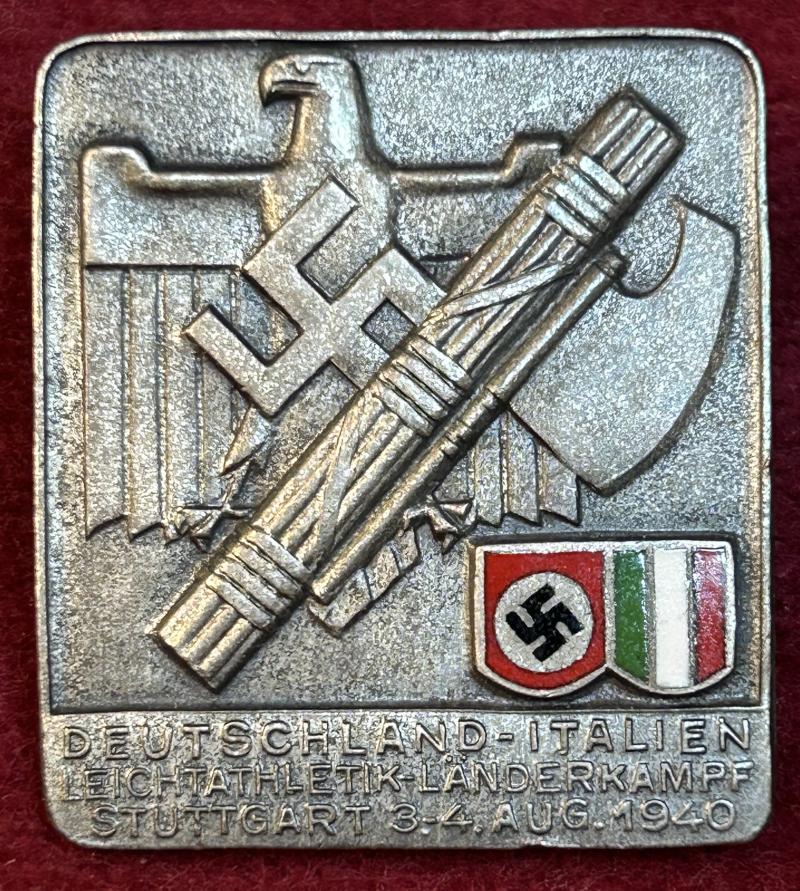 3rd Reich Deutschland-Italien Leichtathletik-Landerkampf Stuttgart 1940