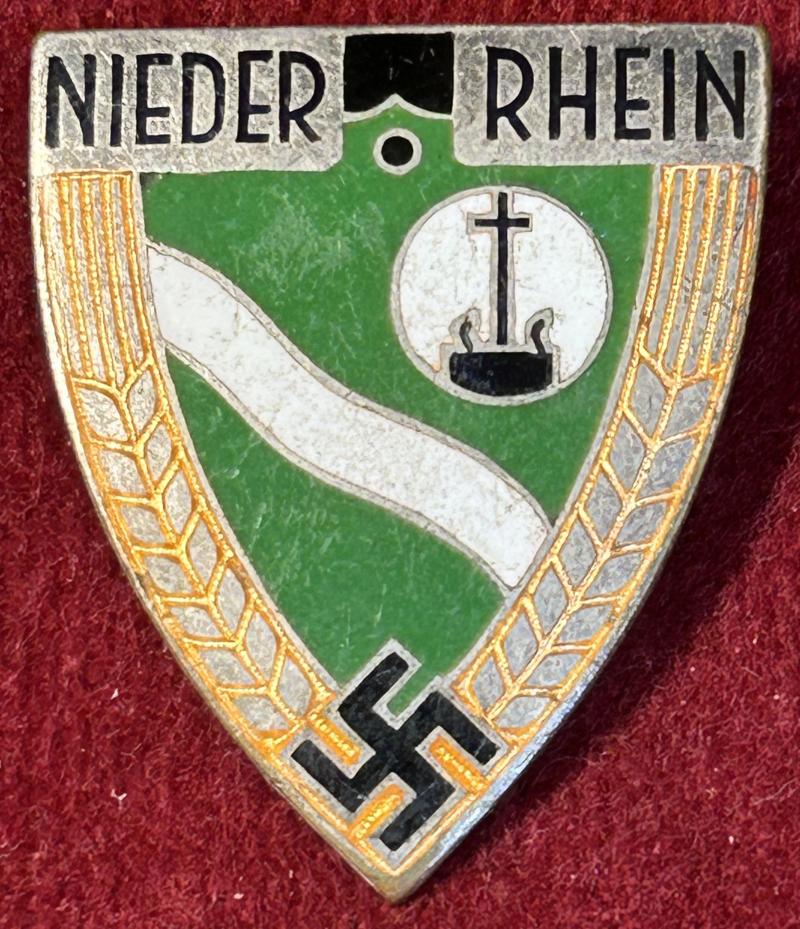 3rd Reich RAD Traditionsabzeichen Niederrhein