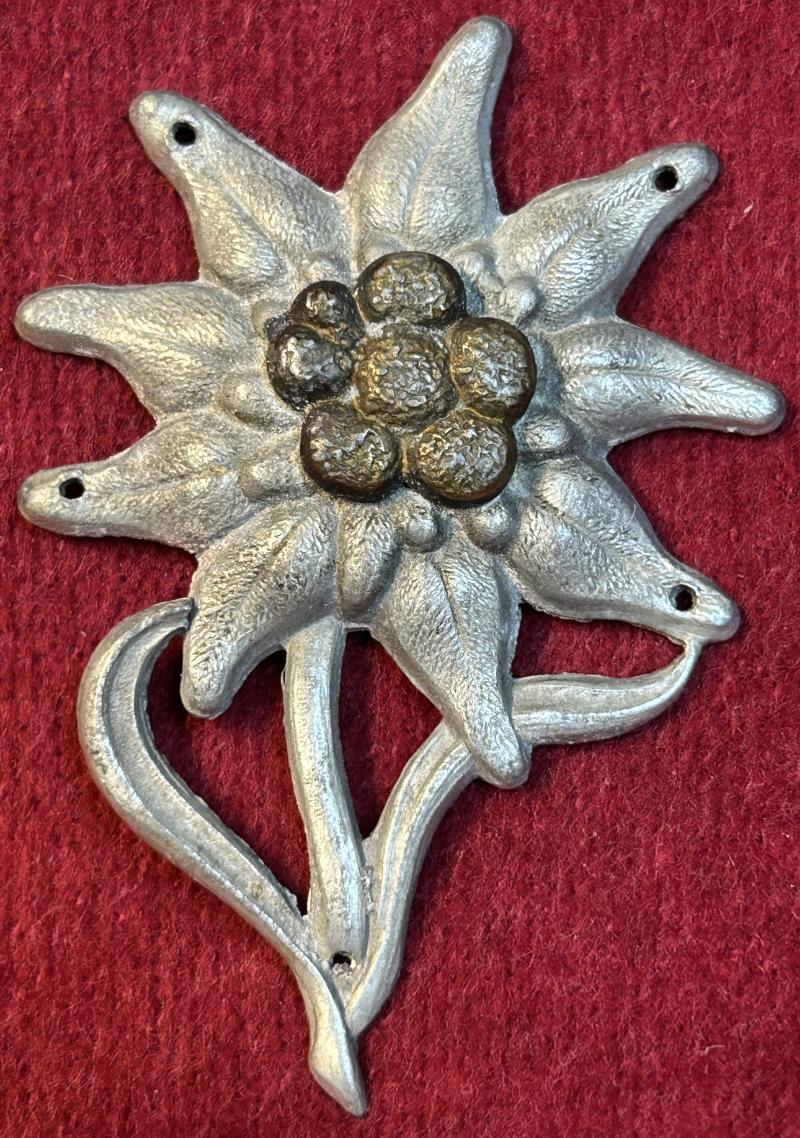 3rd Reich Gebirgsjäger Edelweiss fur die Bergmütze