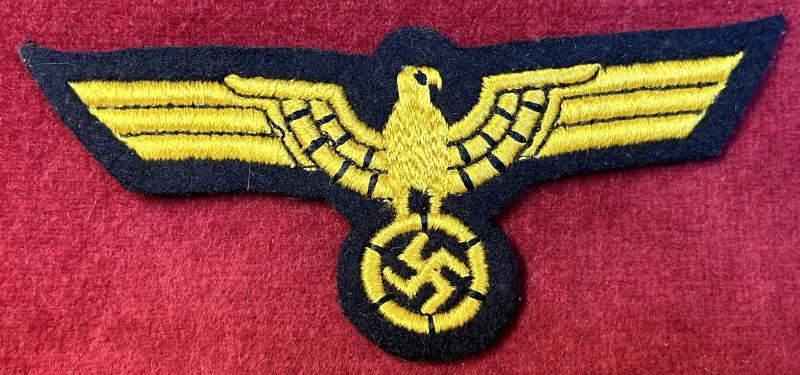 3rd Reich Kriegsmarine Brustadler für Mannschaften Küstenartillerie