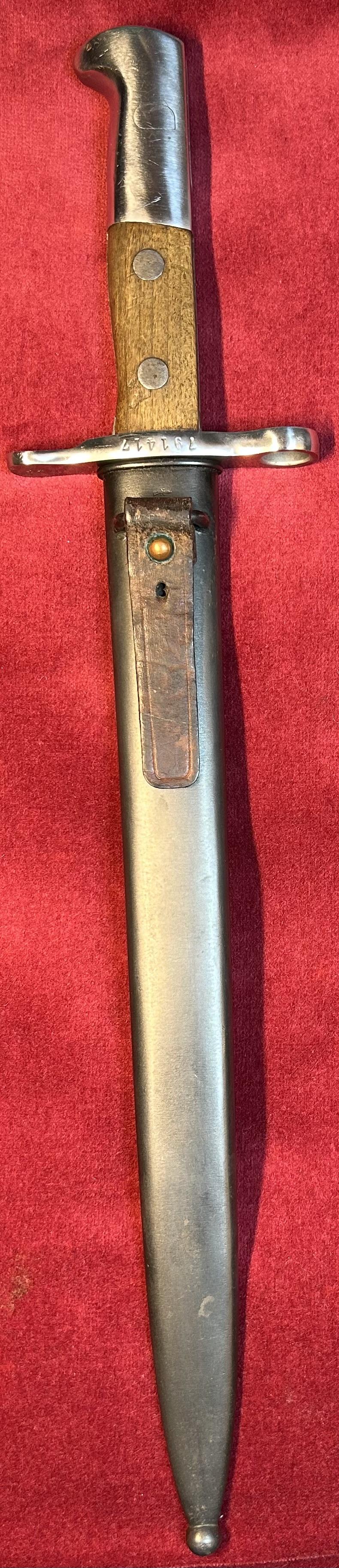 Swiss bayonet M1918 (Schmidt-Rubin) Neuhausen