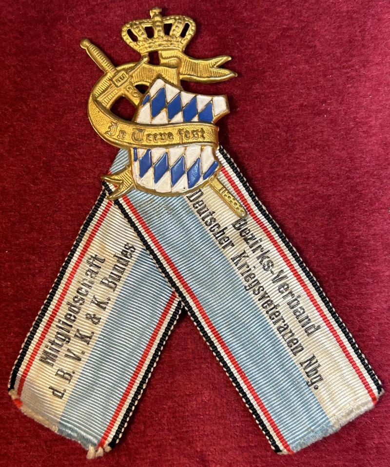 Bayerische Königreich Kriegerverein mitgliedsabzeichen