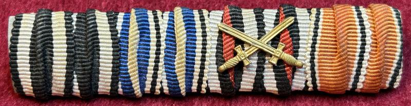 3rd Reich Feldspange 4. Medaillen