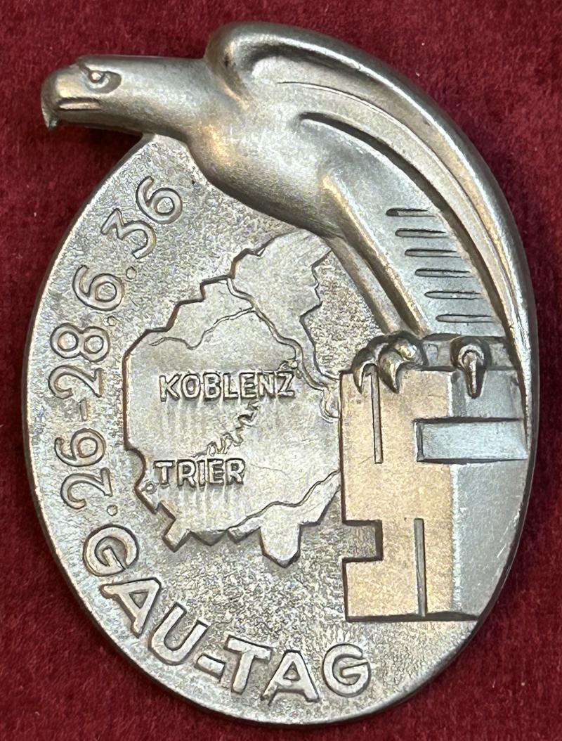 3rd Reich NSDAP Gautag Koblenz-Trier 1936