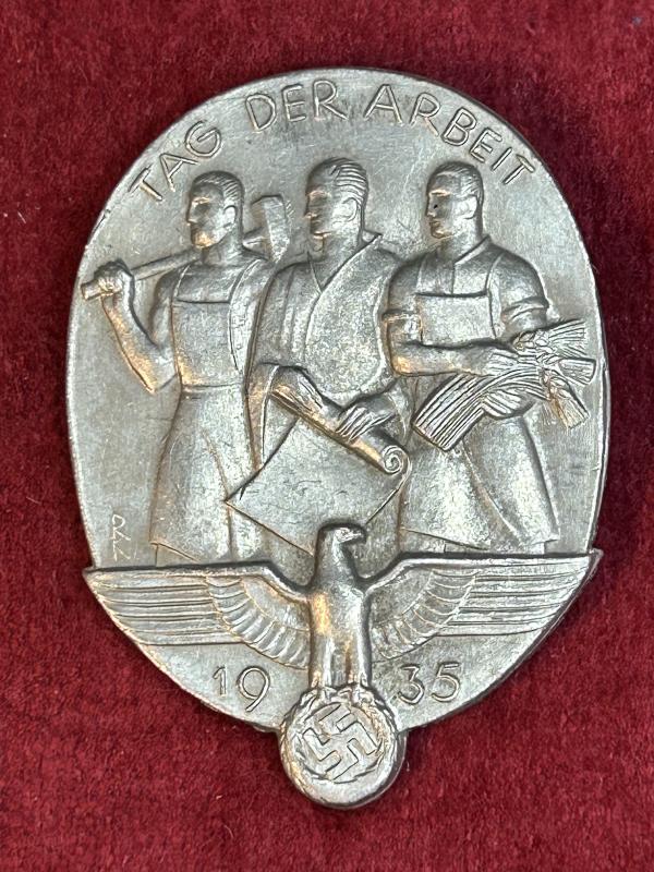3rd Reich DAF Tag der Arbeit 1935 abzeichen