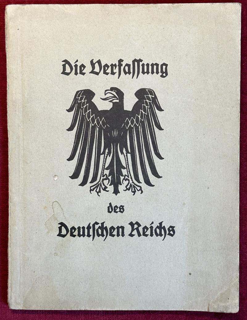 Deutsche Reich Die Verfassung des Deutschen Reichs