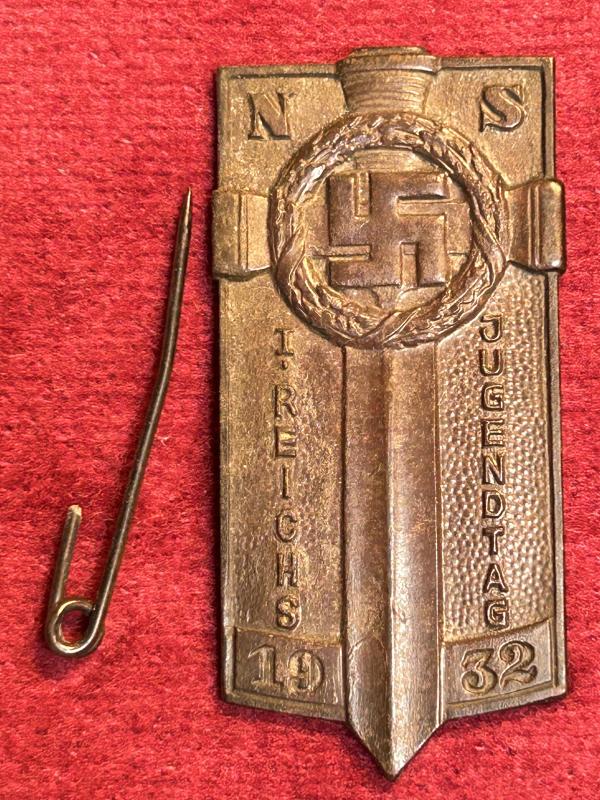 3rd Reich Nationalsozialistischer 1. Reichsjugendtag 1932