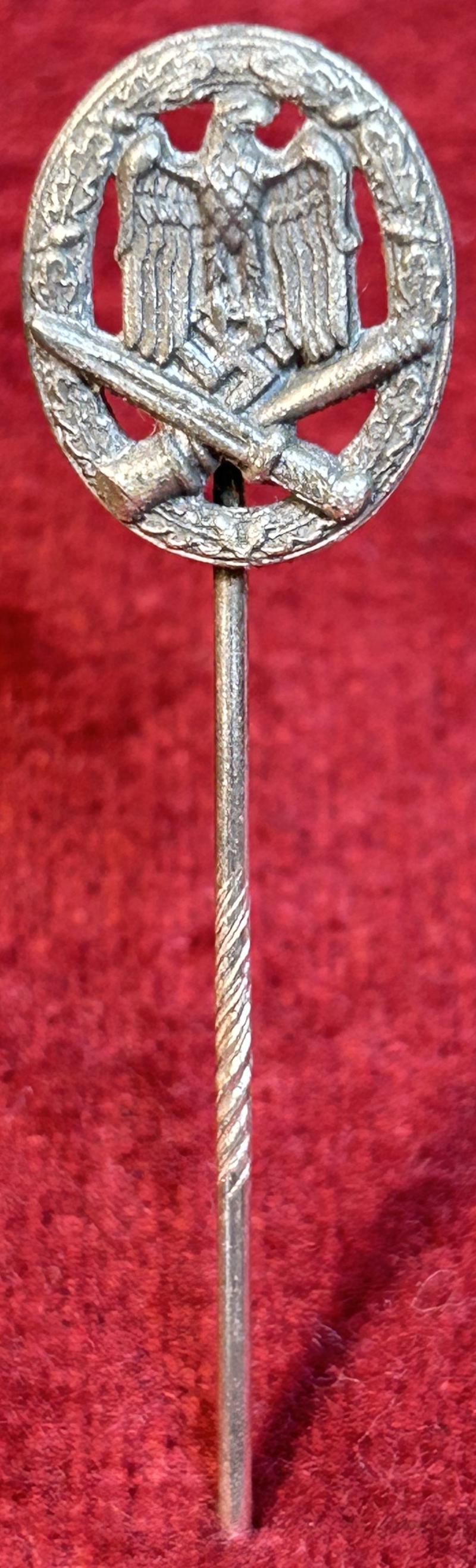 3rd Reich miniatur Allgemeines Sturmabzeichen