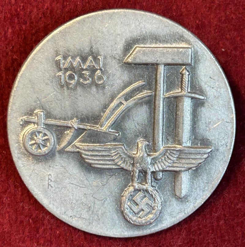 3rd Reich DAF Tag der Arbeit 1936 abzeichen