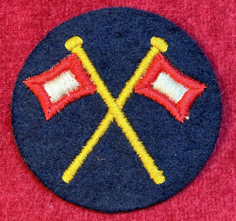 3rd Reich Kriegsmarine Ärmelabzeichen für Signalmatrose