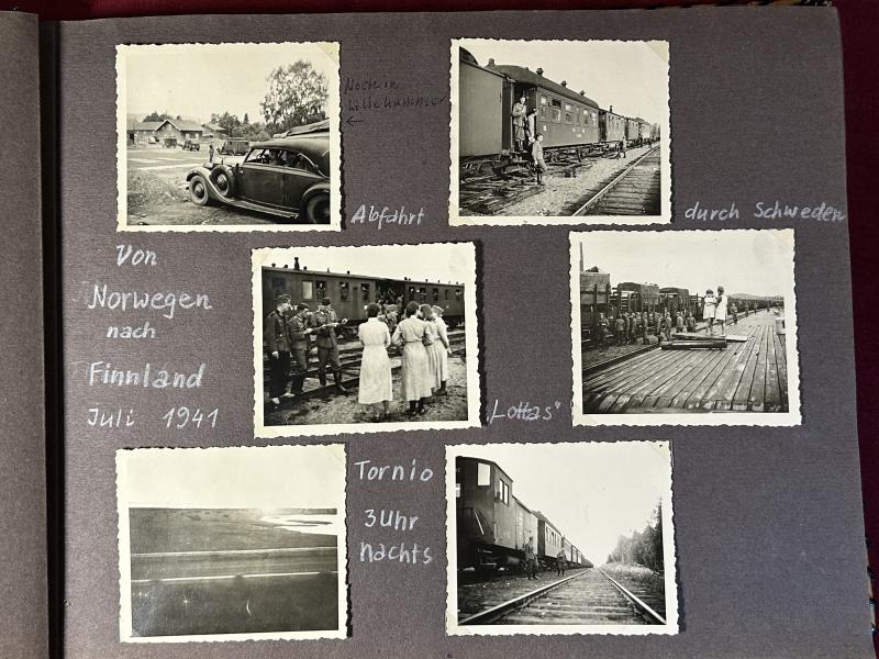 3rd Reich Wehrmacht Fotoalbum Fortsetzungskrieg Finnland