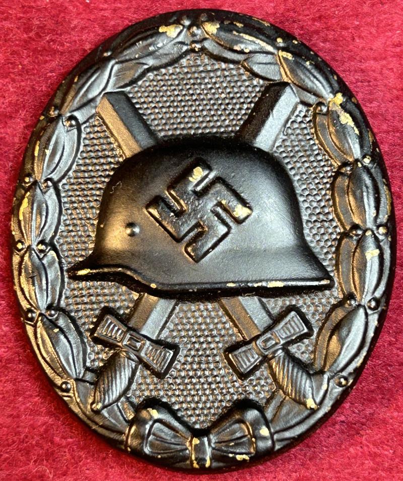 3rd Reich Verwundetenabzeichen 1939 in schwarz