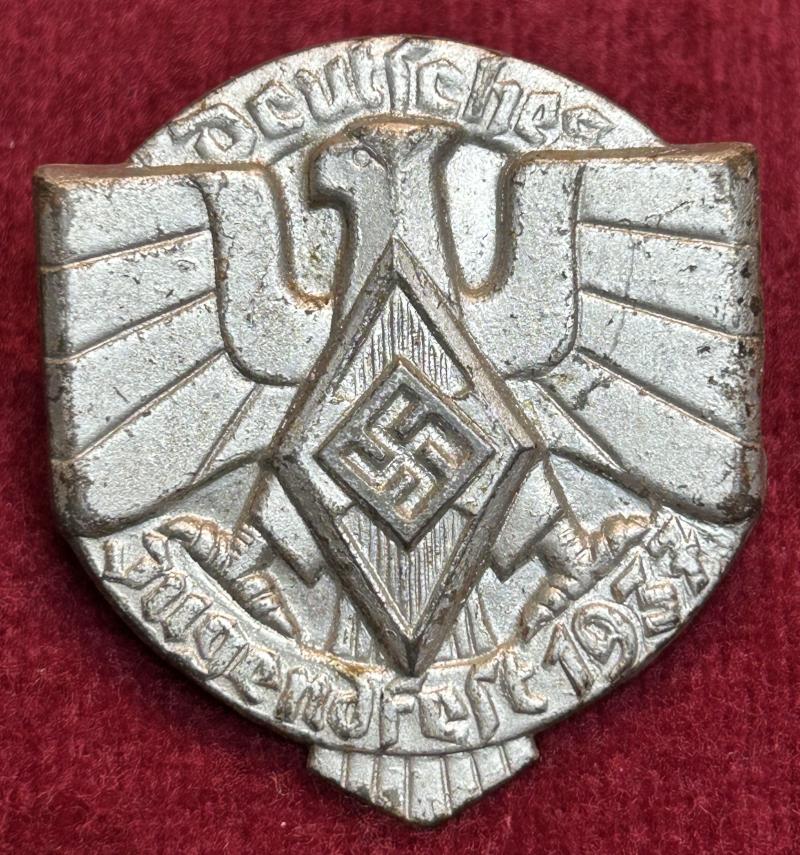 3rd Reich HJ Deutsches Jugendfest 1937 abzeichen