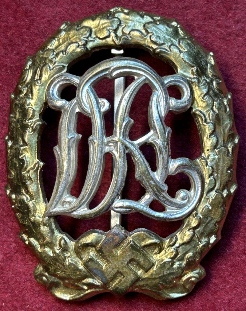 3rd Reich Bronze DRL Sportabzeichen für Kriegsversehrte