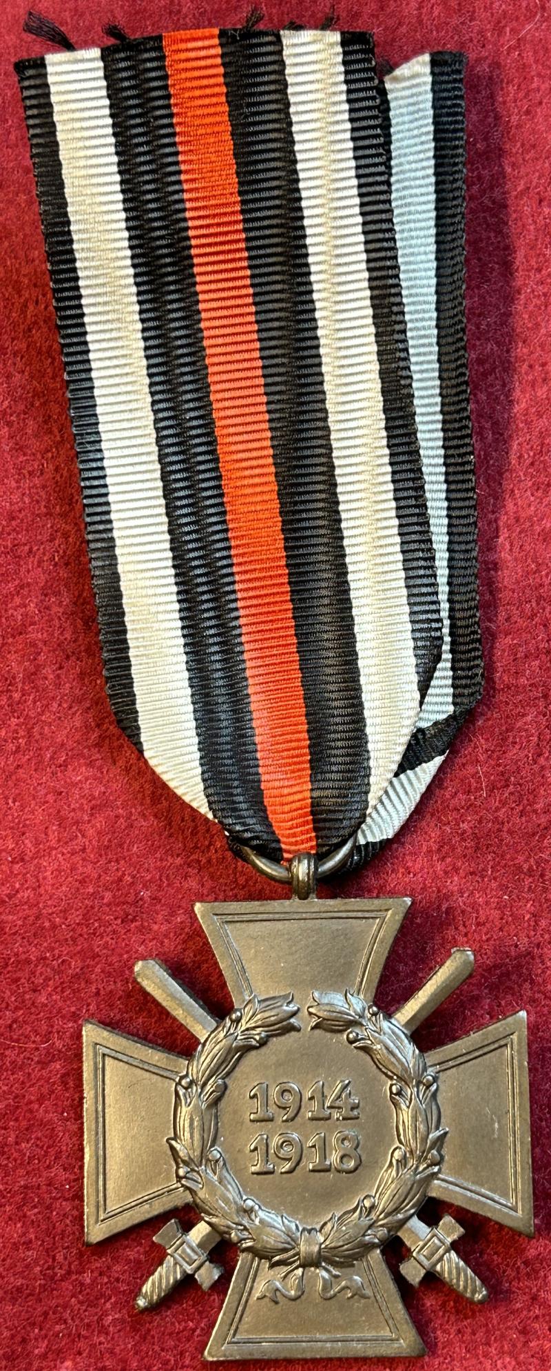 3rd Reich Frontkämpferkreuz (O&B)