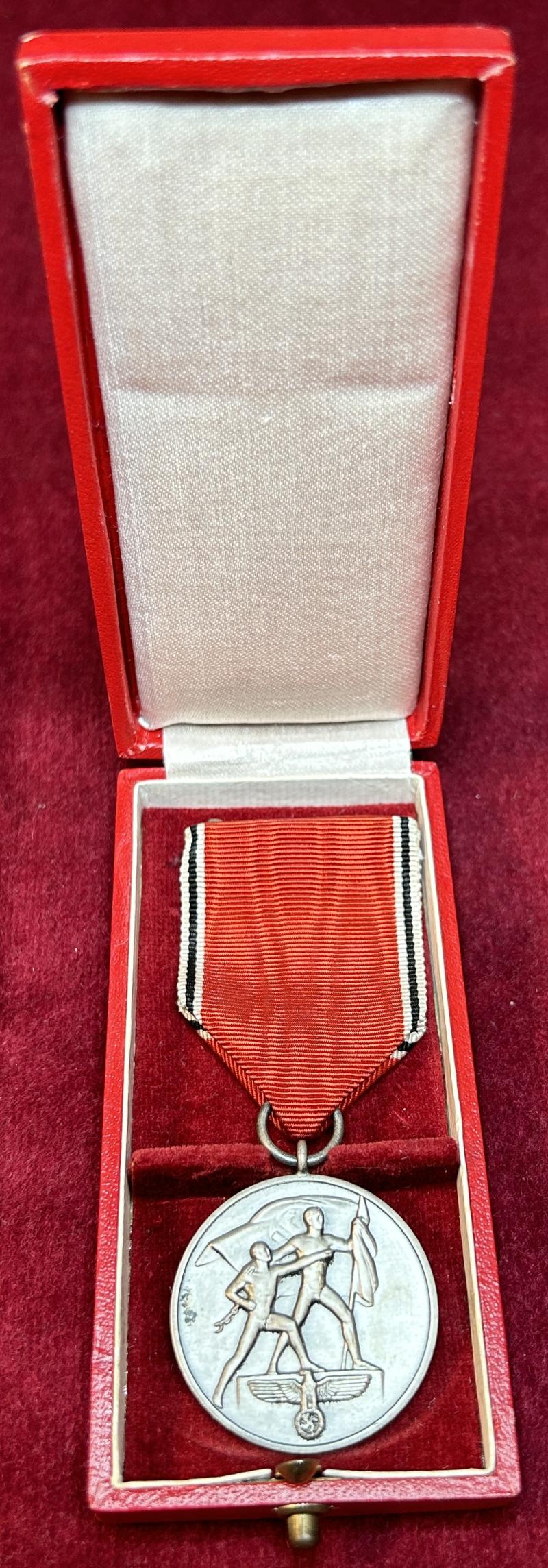 3rd Reich Anschluss österreich Medaille mit Etui