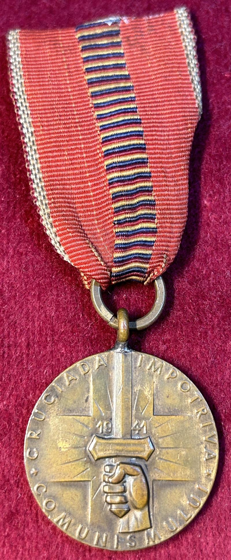 Romania Medalia Cruciadă împotriva comunismului 1941