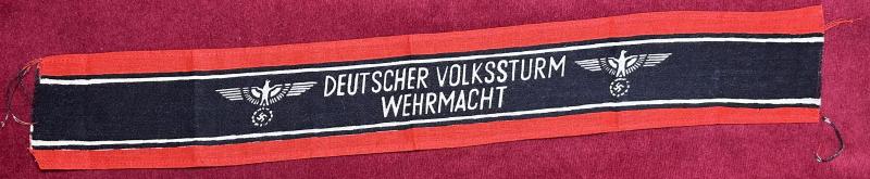 3rd Reich Deutscher Volkssturm Wehrmacht Armband