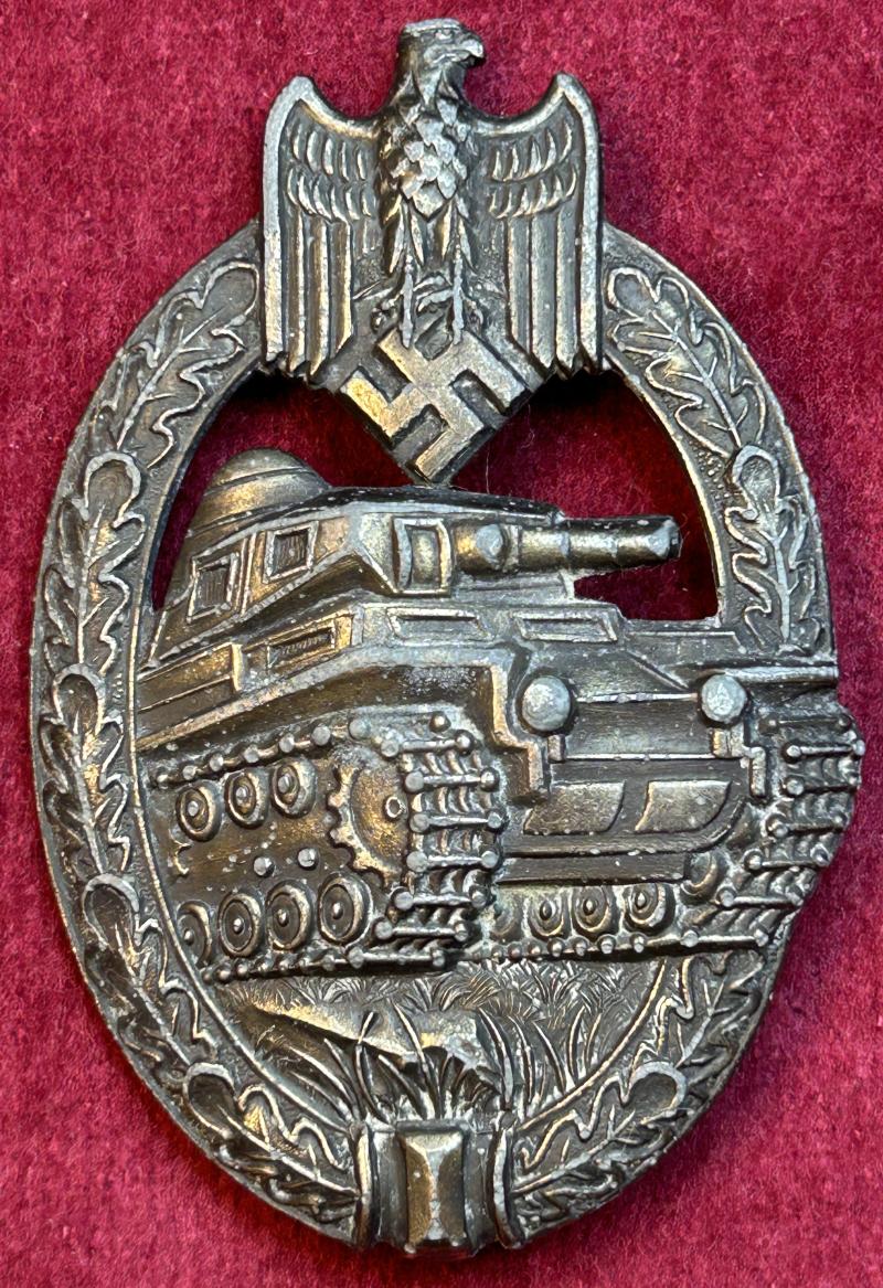 3rd Reich Panzerkampfabzeichen in Bronze (AS im Dreieck)