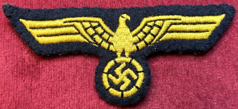 3rd Reich Kriegsmarine Brustadler für Mannschaften Küstenartillerie