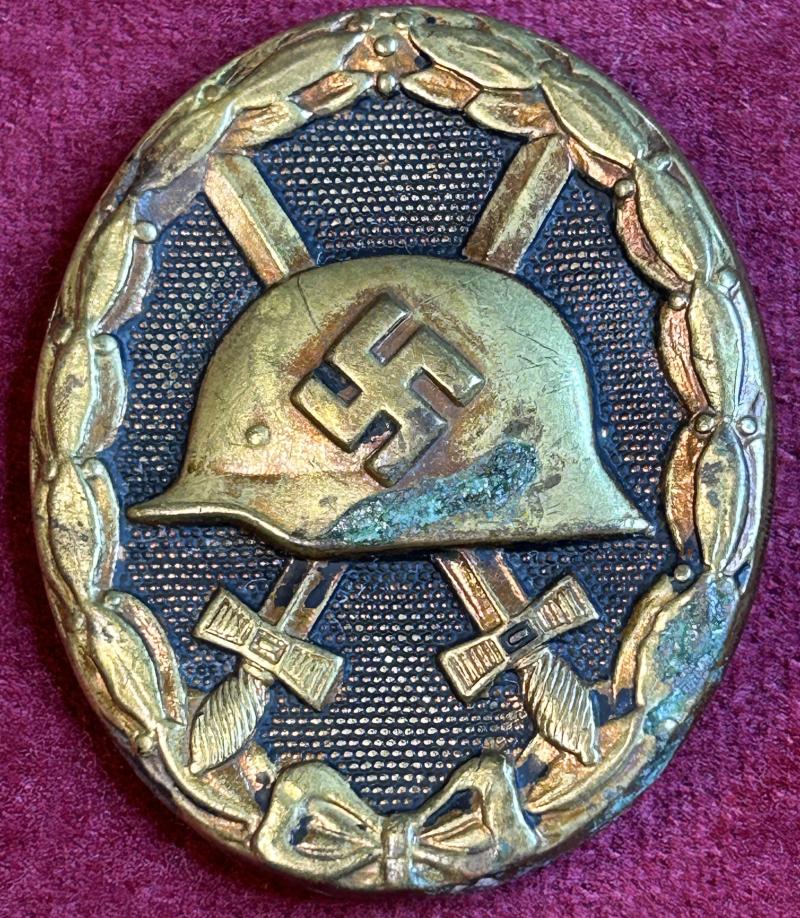 3rd Reich Verwundetenabzeichen 1939 in schwarz