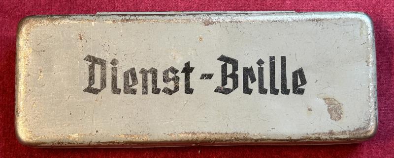3rd Reich Etui für Dienst-Brille der Wehrmach