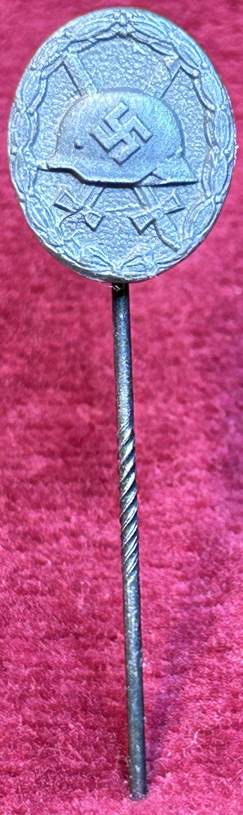 Verwundetenabzeichen in Silber Miniatur