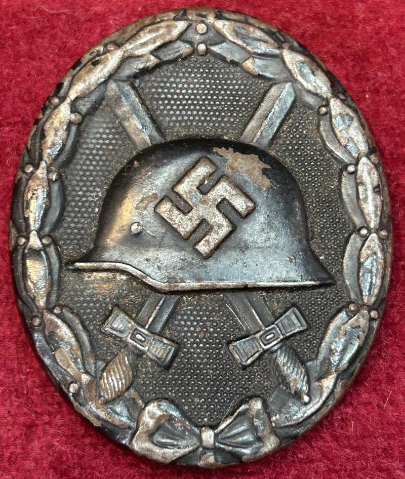 3rd Reich Verwundetenabzeichen 1939 in schwarz