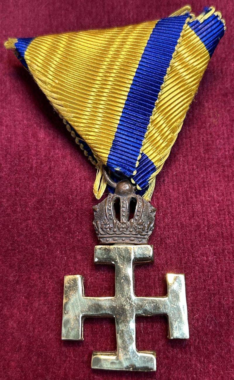 Österreich Vaterlands Front mit Krone (Kruckenkreuz)